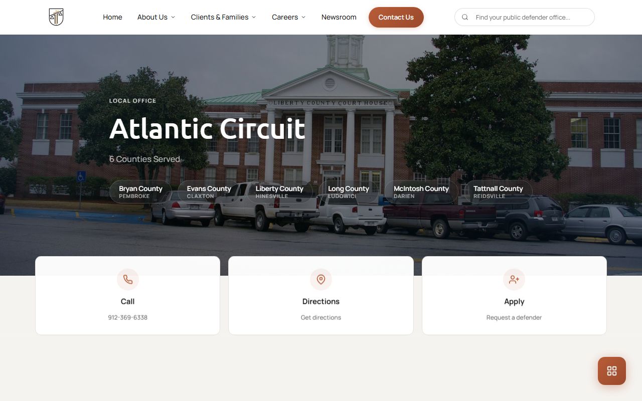 Bryan County court dockets Atlantic Circuit Public Defender
