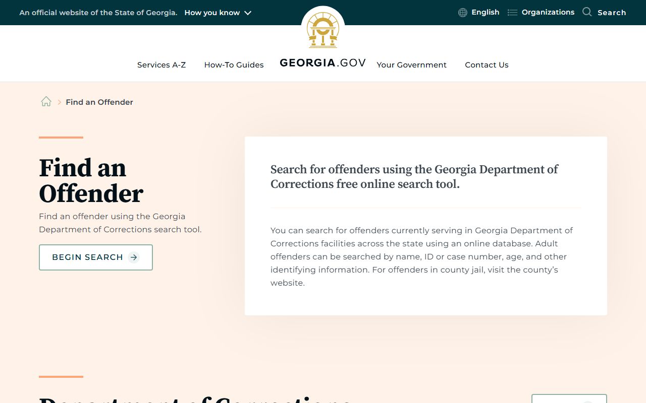 Bryan County inmate records Georgia offender lookup guide