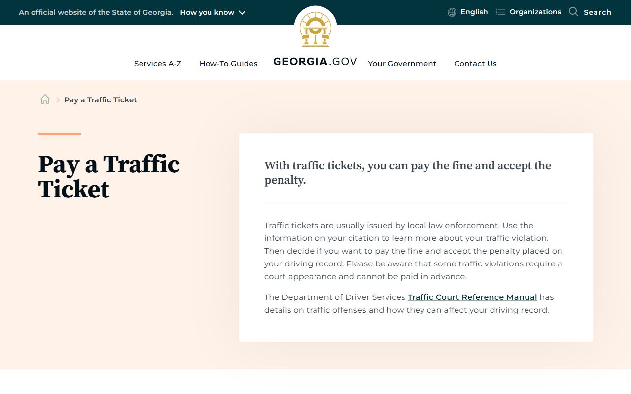 Bryan County traffic court records Georgia traffic ticket payment guide